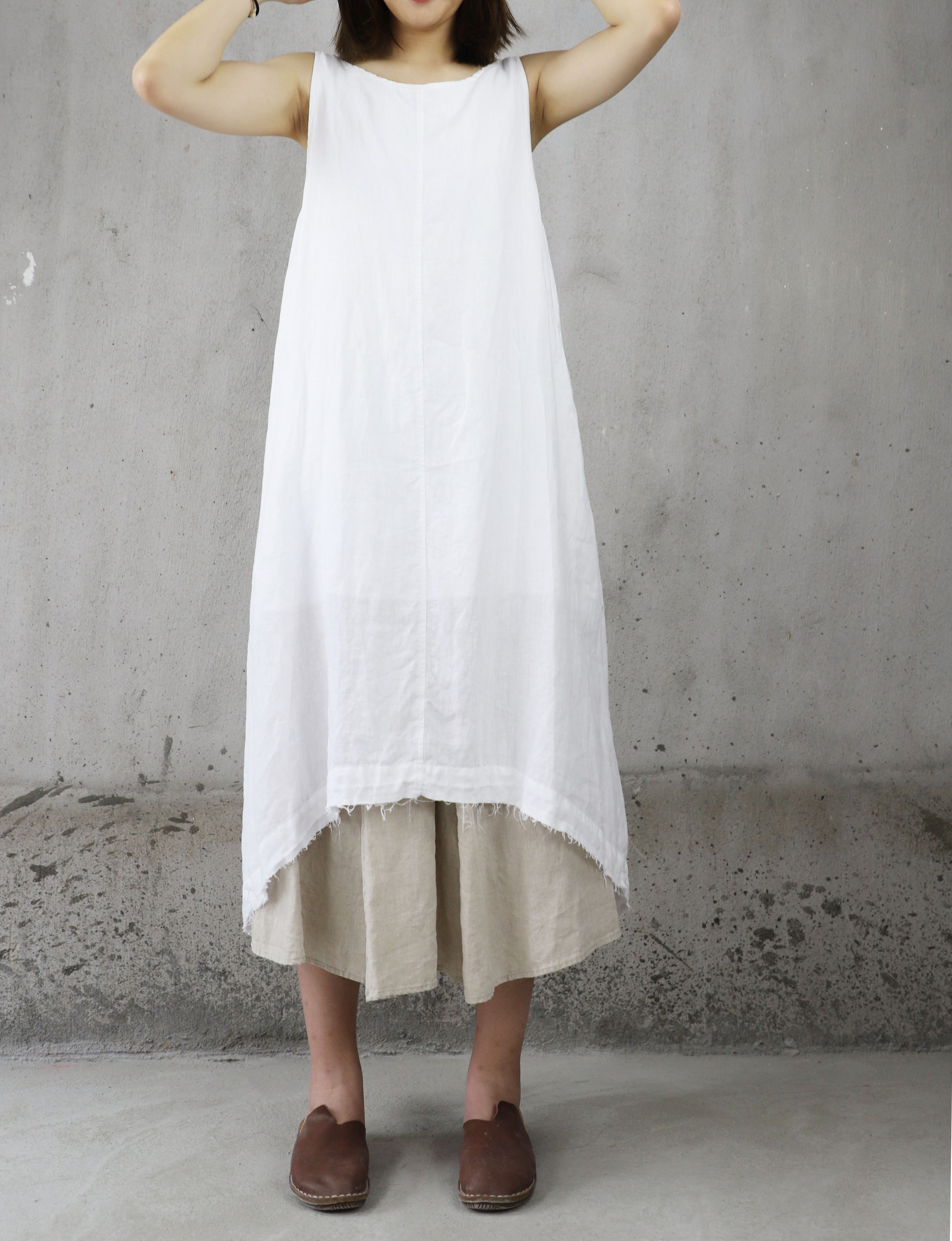 edoa Linen Tank Dress 