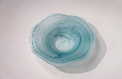 irregular mist glass plate