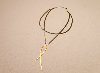 edoa Double Herringbone Necklace