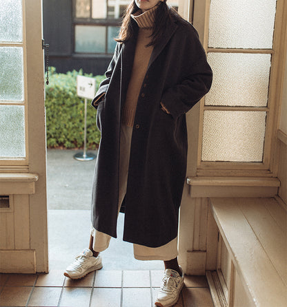 edoa Oversized Winter Wool Coat