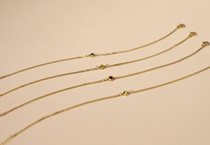 edoa Round Birthstone Bracelet