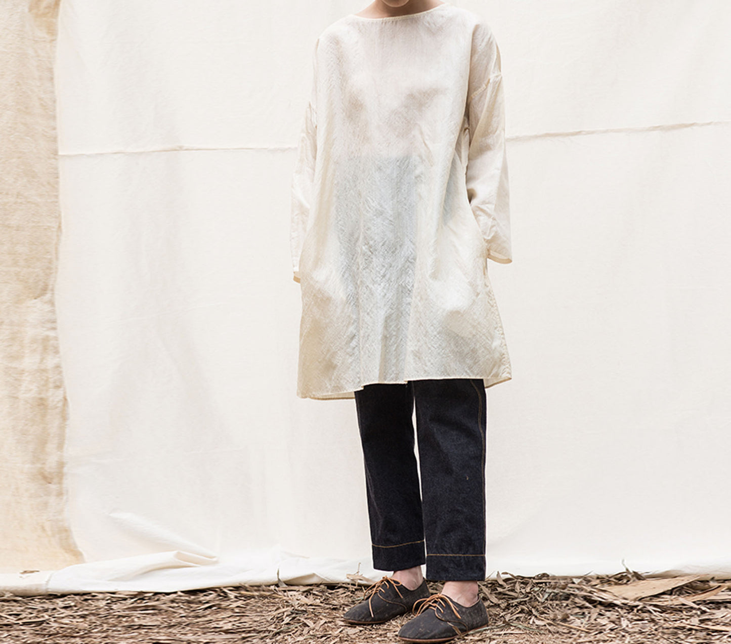 edoa Tussah Silk Tunic