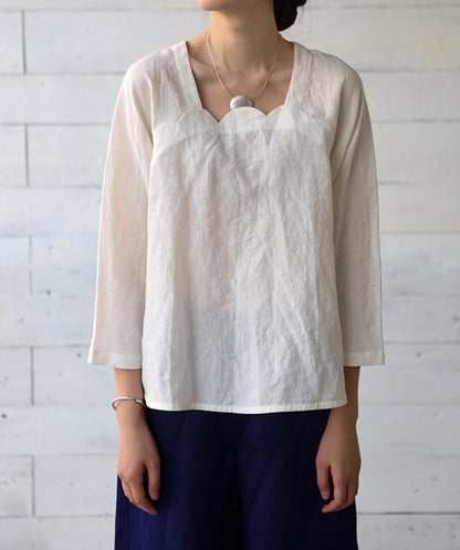 edoa Classic Linen Blouse 