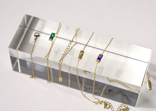 baguette birthstone ring