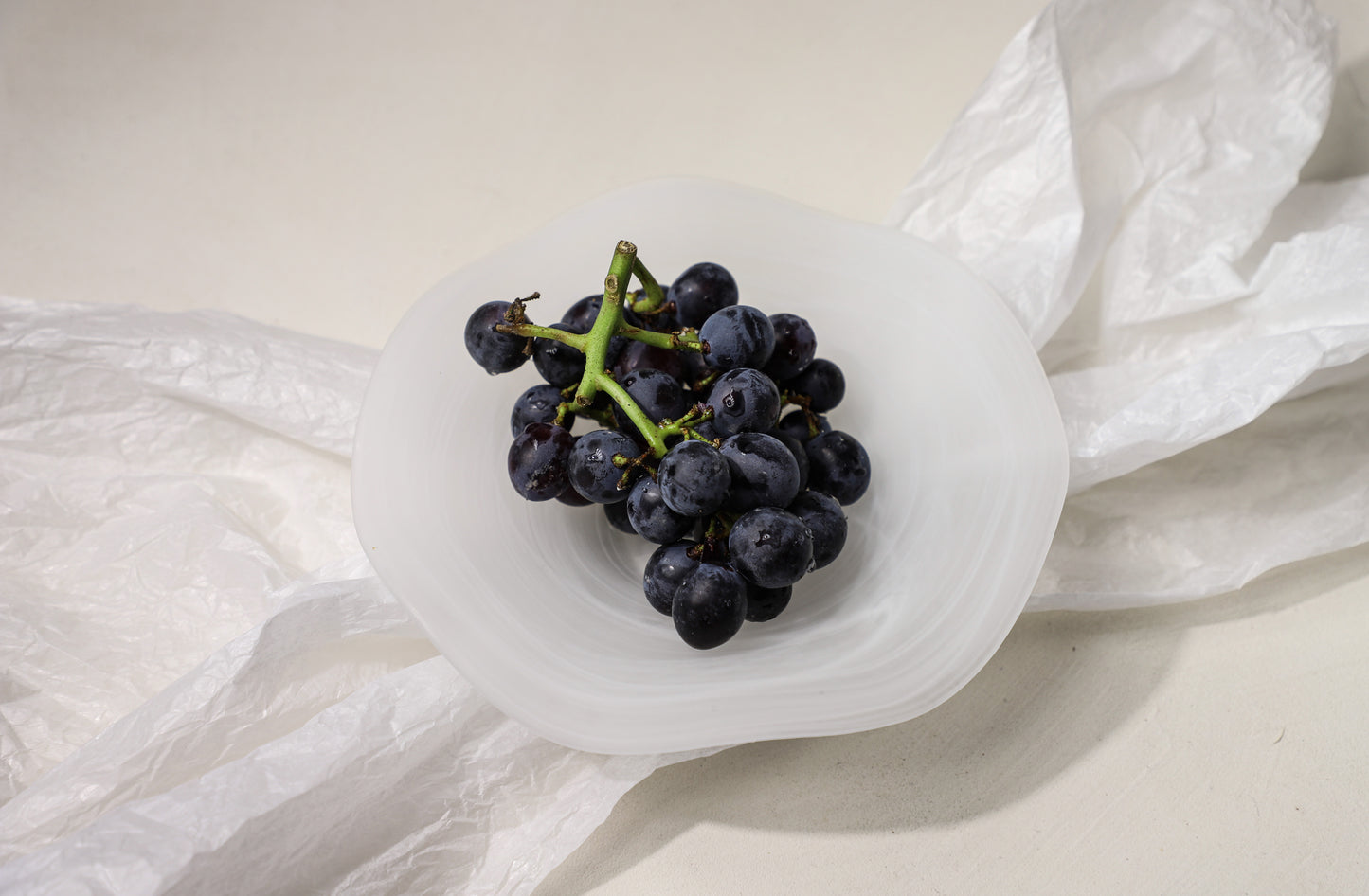 irregular mist glass plate