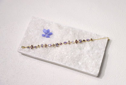 edoa multiple shape birthstone bracelet