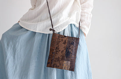 edoa mud silk crossbody bag