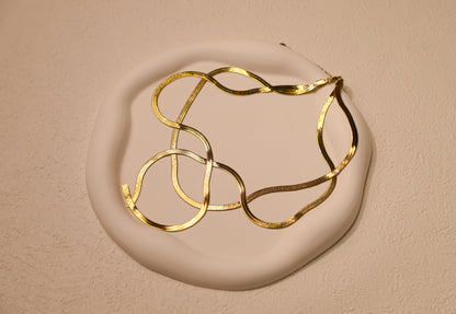 edoa Double Herringbone Necklace