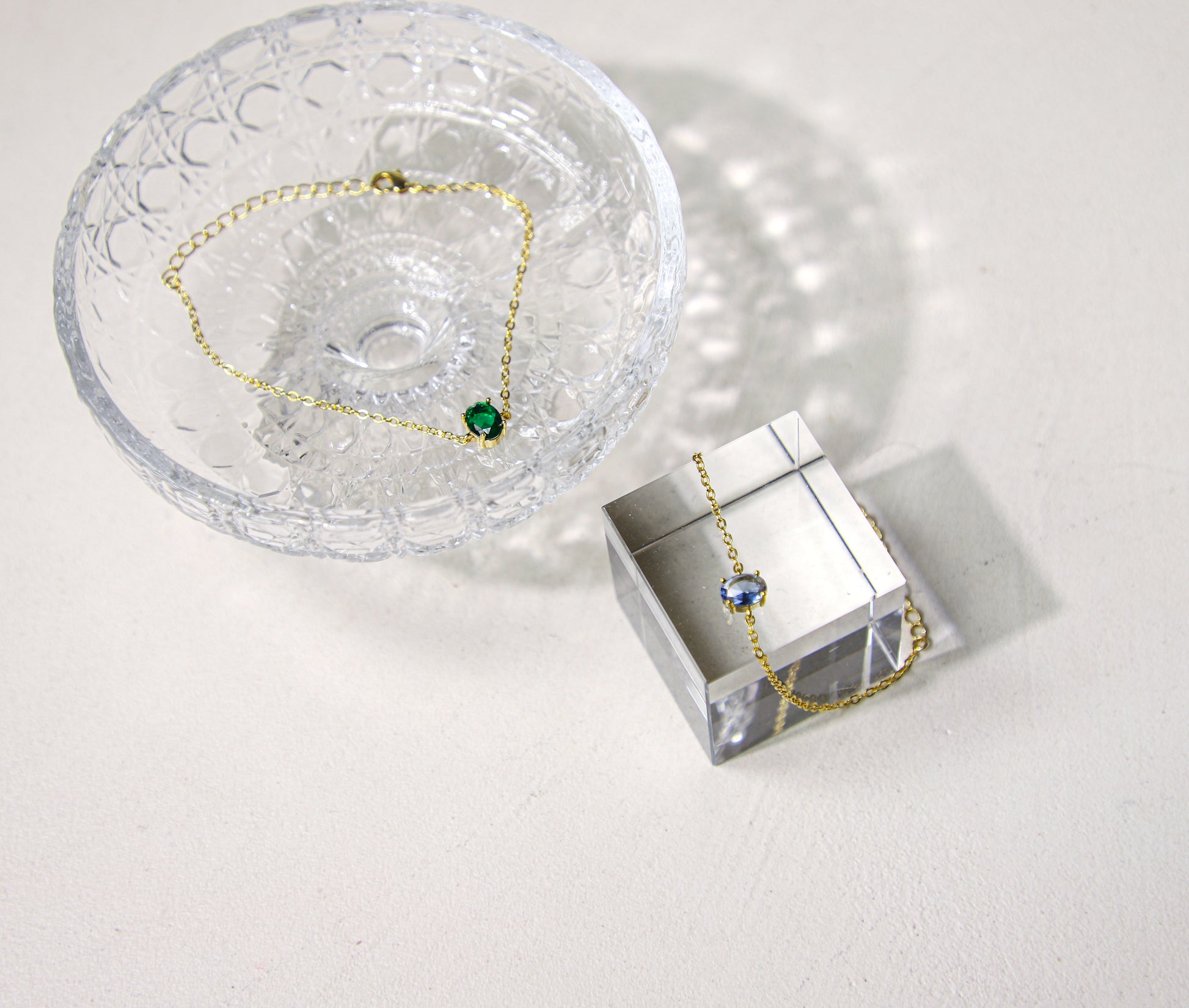 edoa oval birthstone bracelet