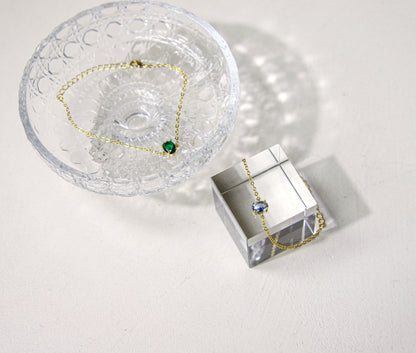 edoa oval birthstone bracelet