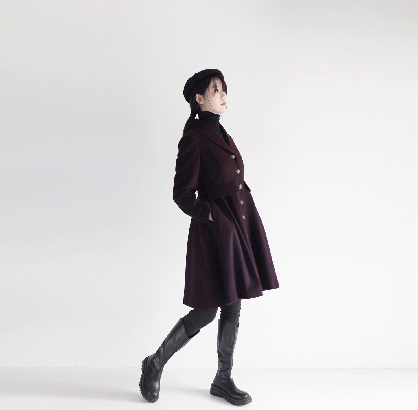 edoa wool princess coat