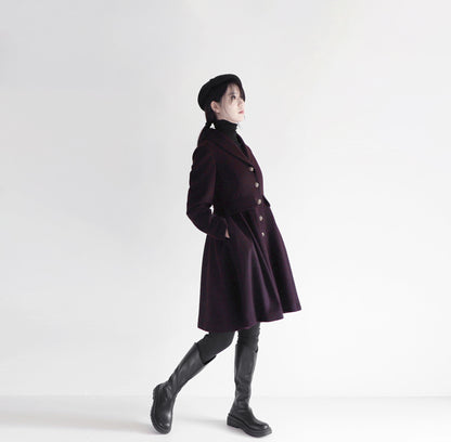 edoa wool princess coat