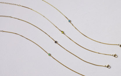 edoa Round Birthstone Bracelet