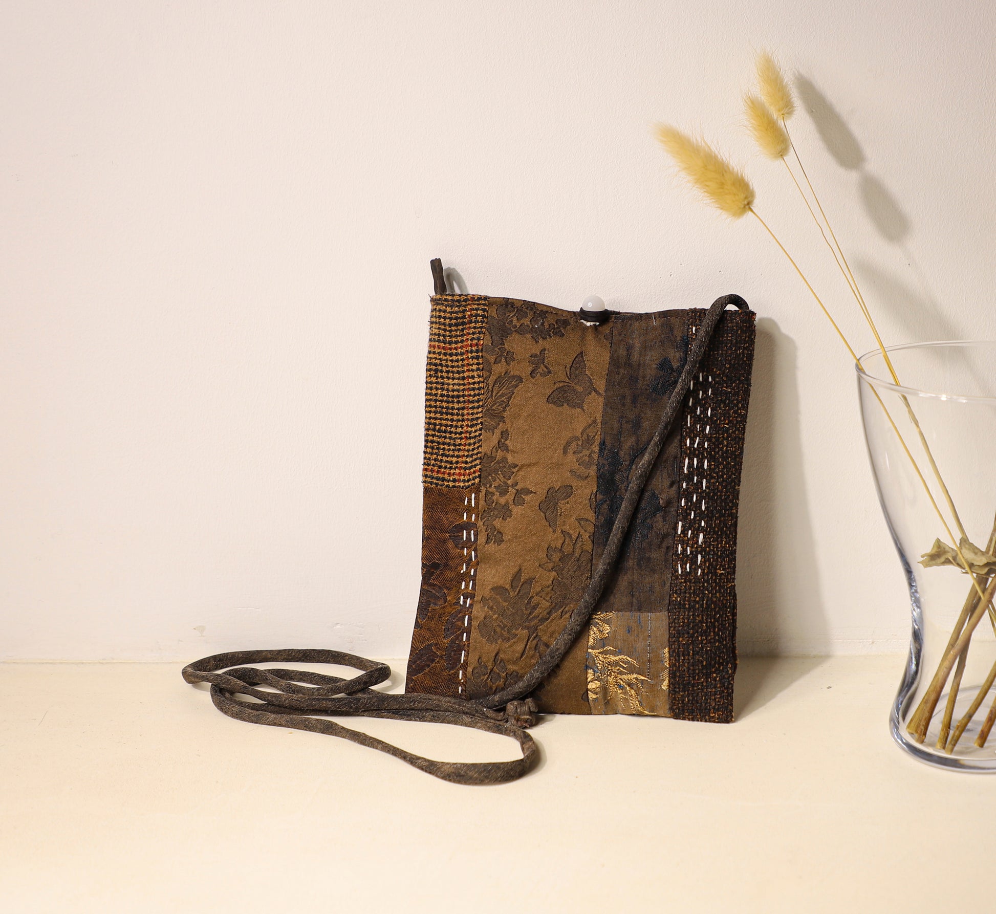 edoa mud silk crossbody bag