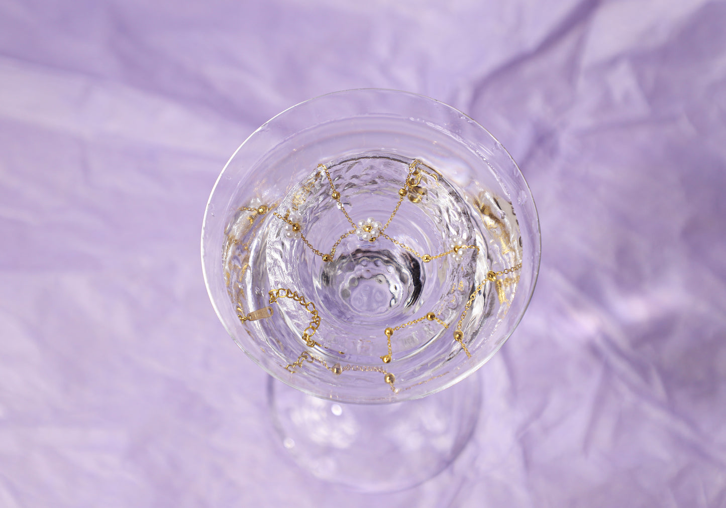 edoa Daisy Pearl Sattelite Necklace