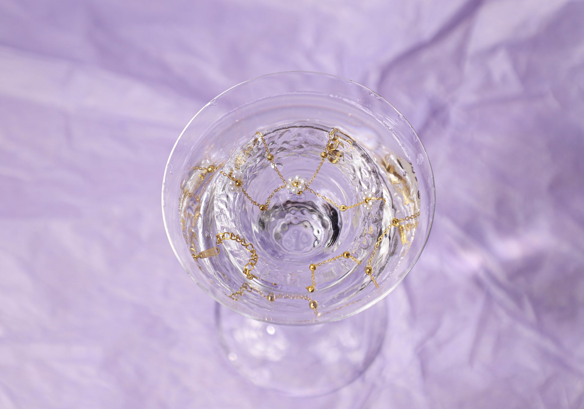 edoa Daisy Pearl Sattelite Necklace