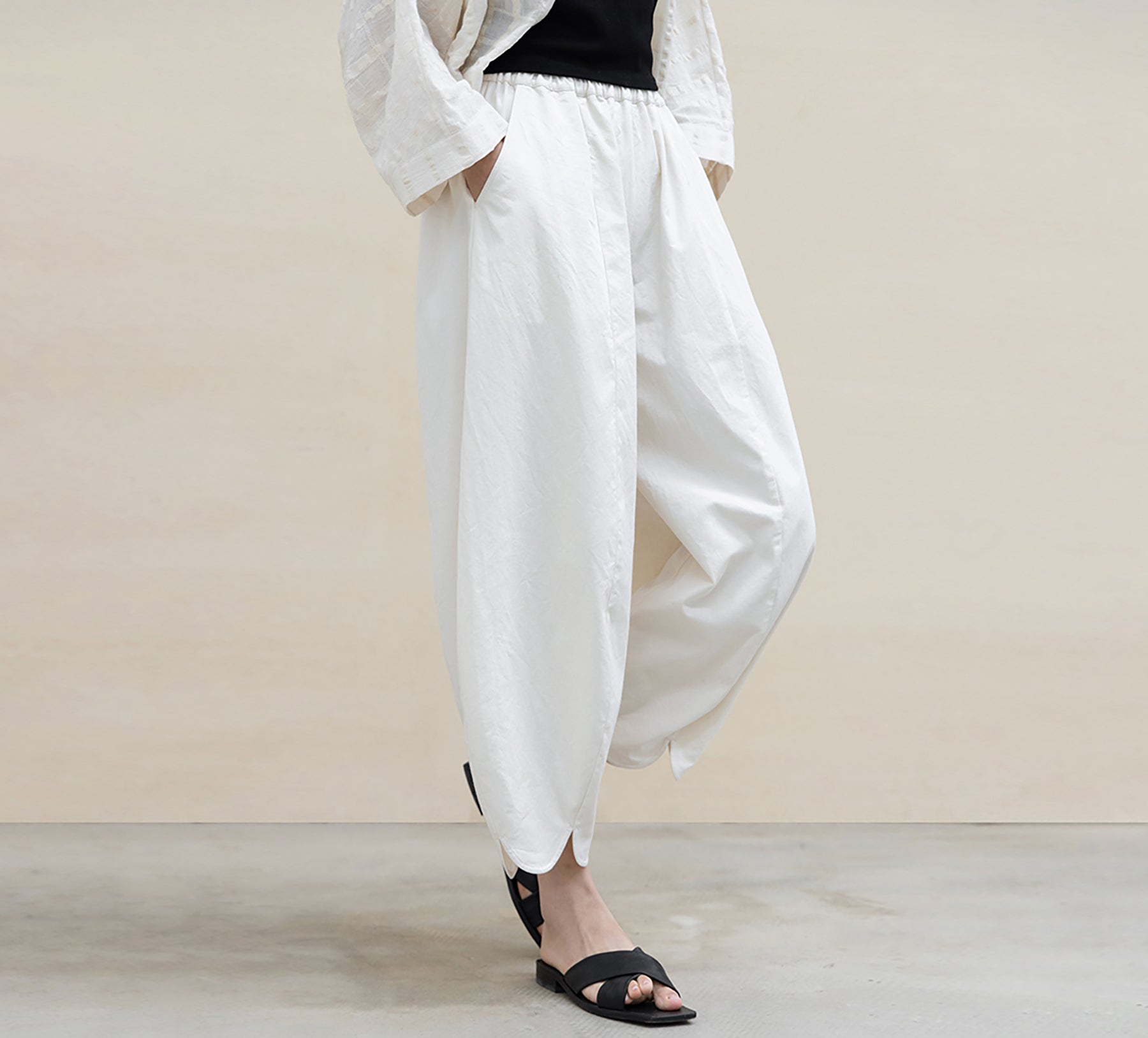 edoa High Density Petal Tulip Pants