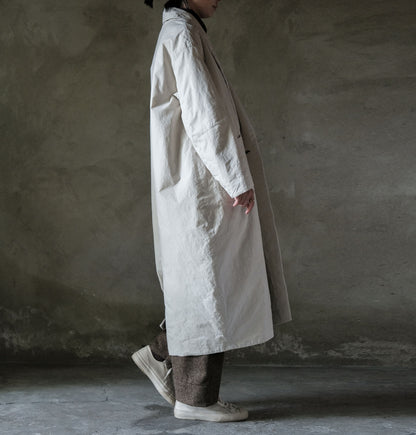 edoa Paper Cotton Padding Cocoon Coat