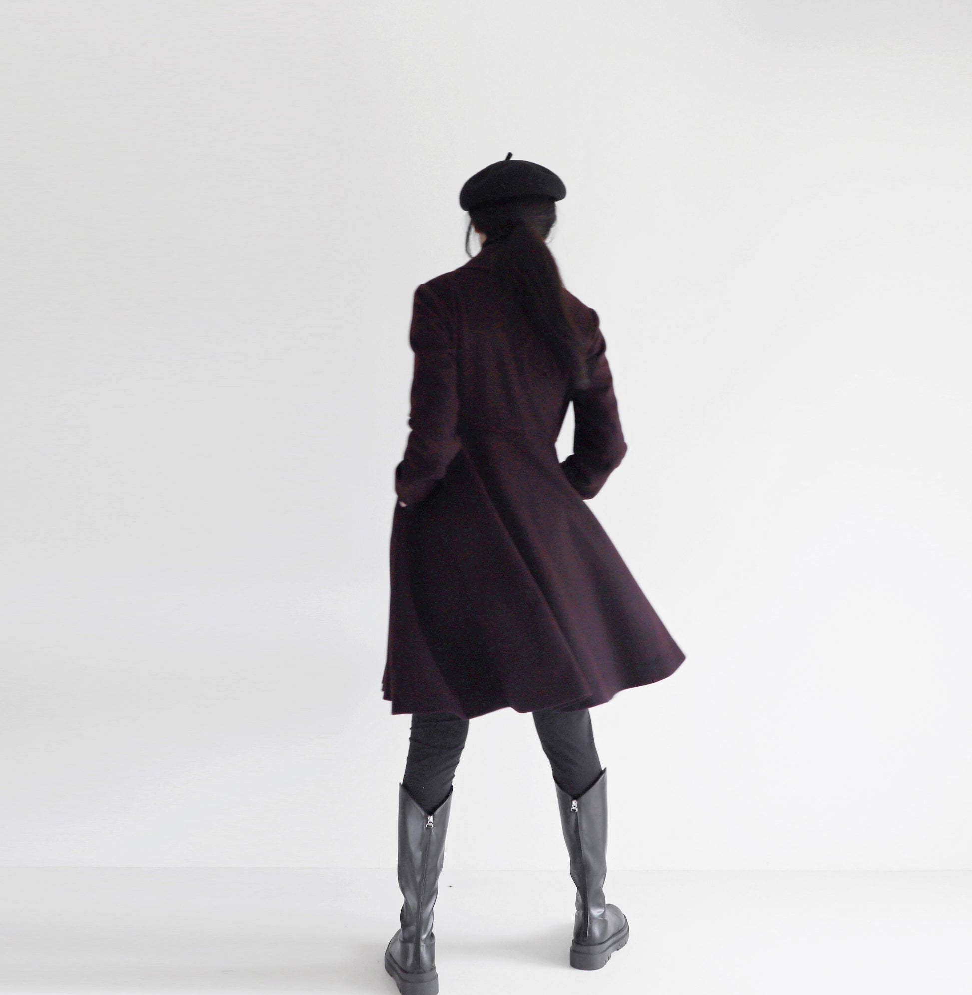 edoa wool princess coat
