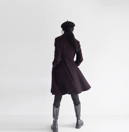 edoa wool princess coat