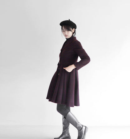 edoa wool princess coat