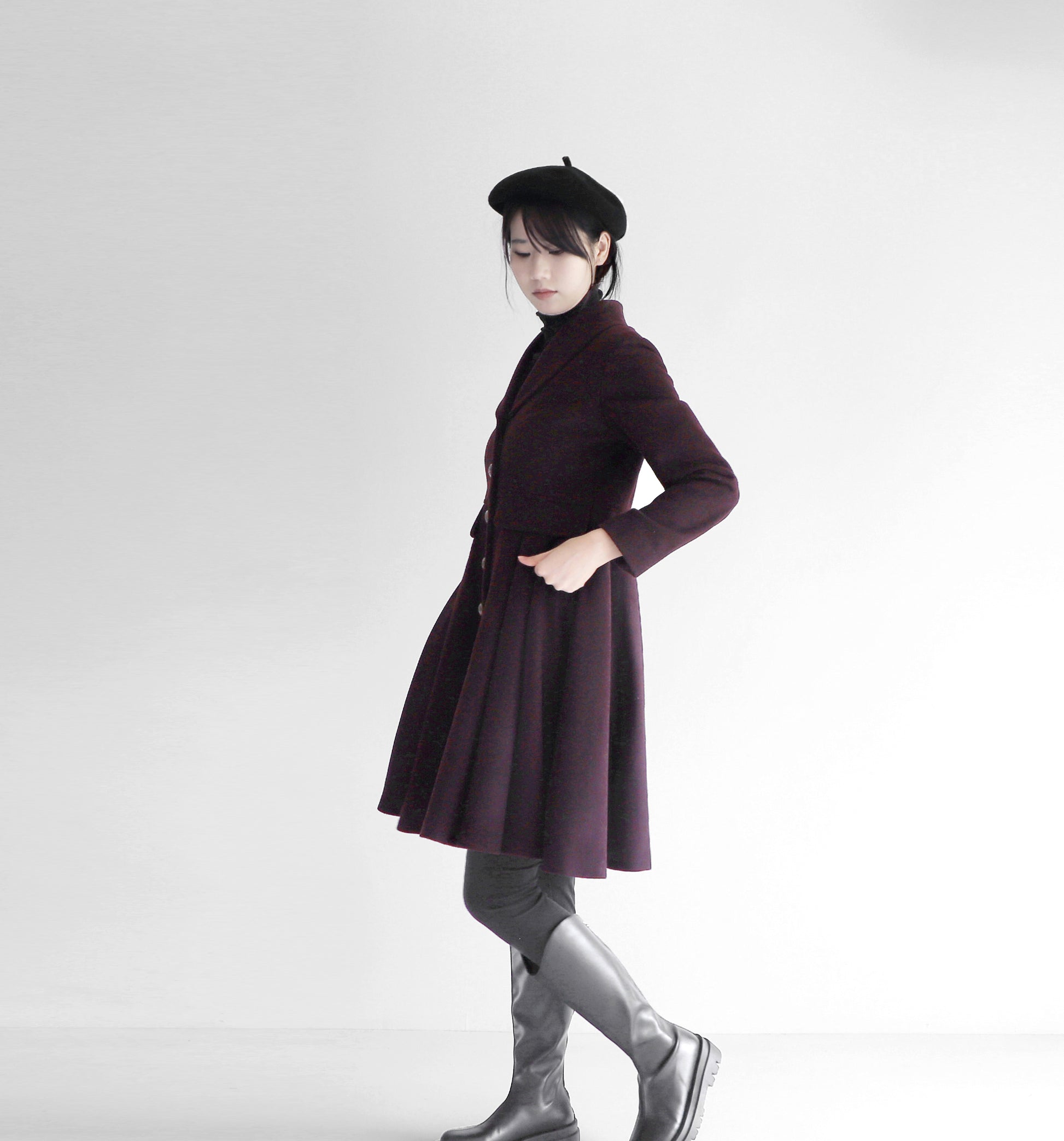 edoa wool princess coat