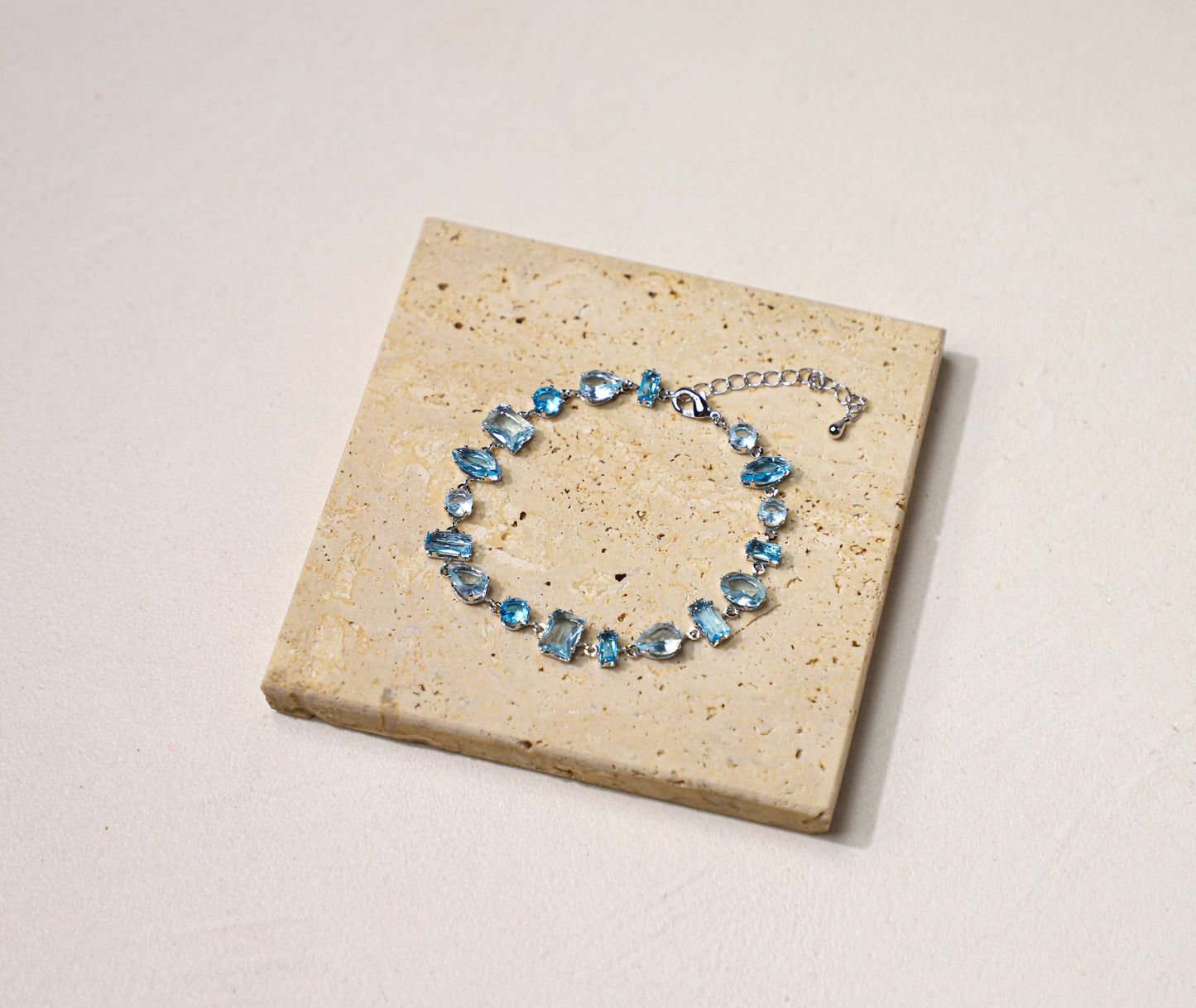 edoa multiple shape birthstone bracelet