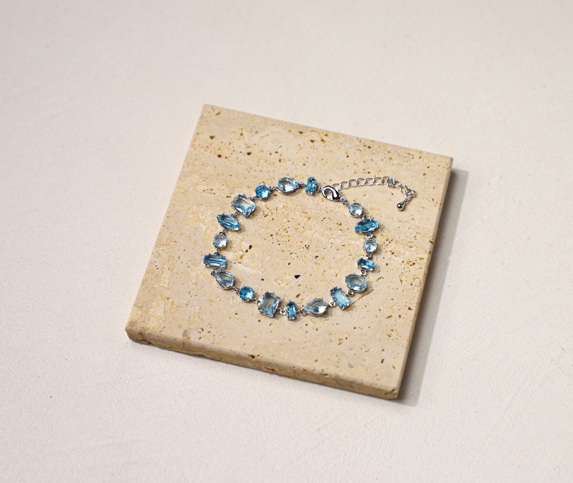 edoa multiple shape birthstone bracelet