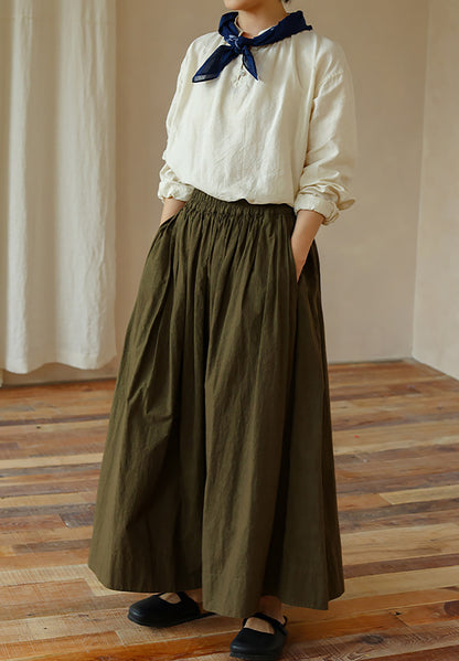 edoa Tussah Silk Linen Blend Chines Blouse