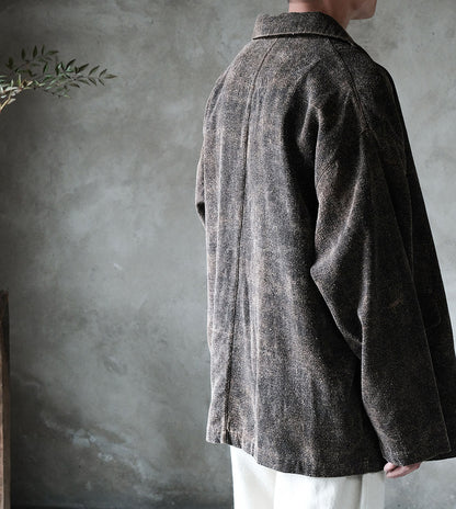 edoa Mud Tussah Silk Work Jacket