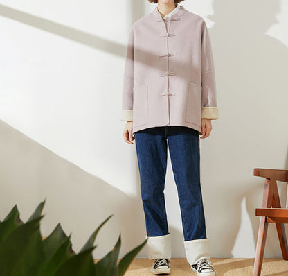 edoa Oversized Double-faced Wool Tang Suit