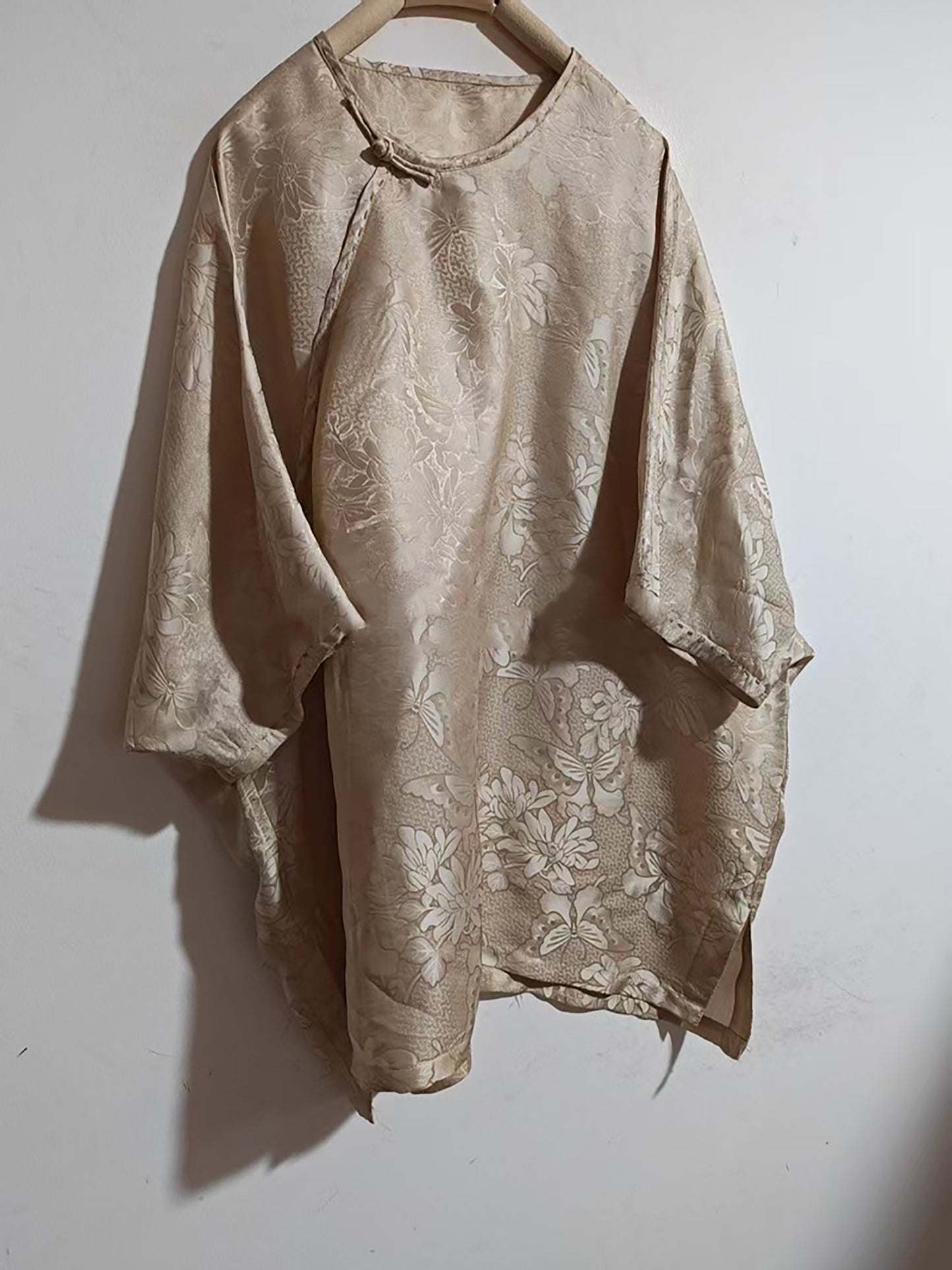 Mulberry Silk Hualuo Jacquard Chinese Style Blouse bl0145 X320