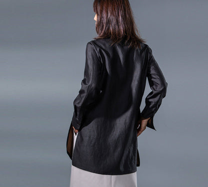 edoa Mud Silk Button-down Shirt