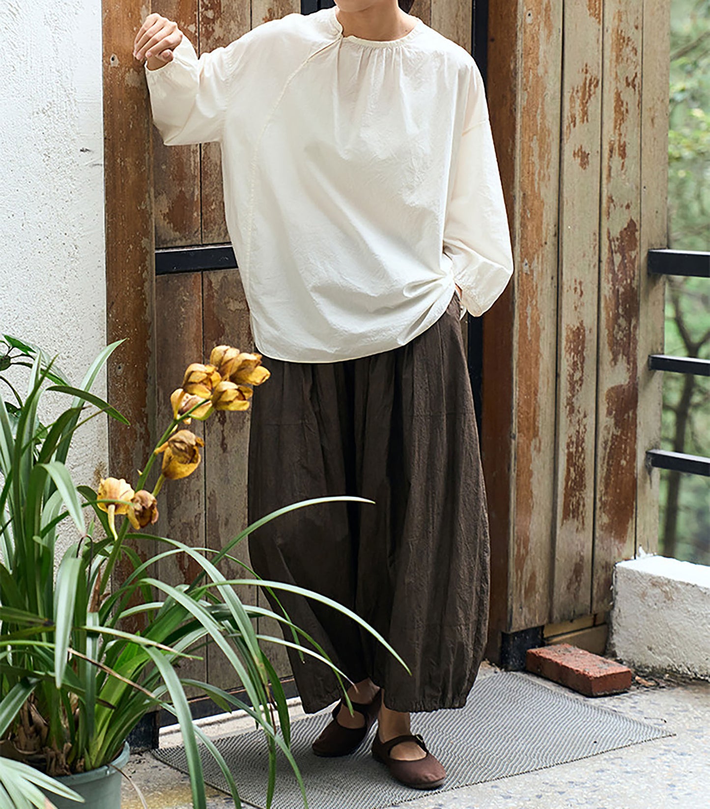 edoa High Density Japanese Cotton Poplin Pullover Shirt