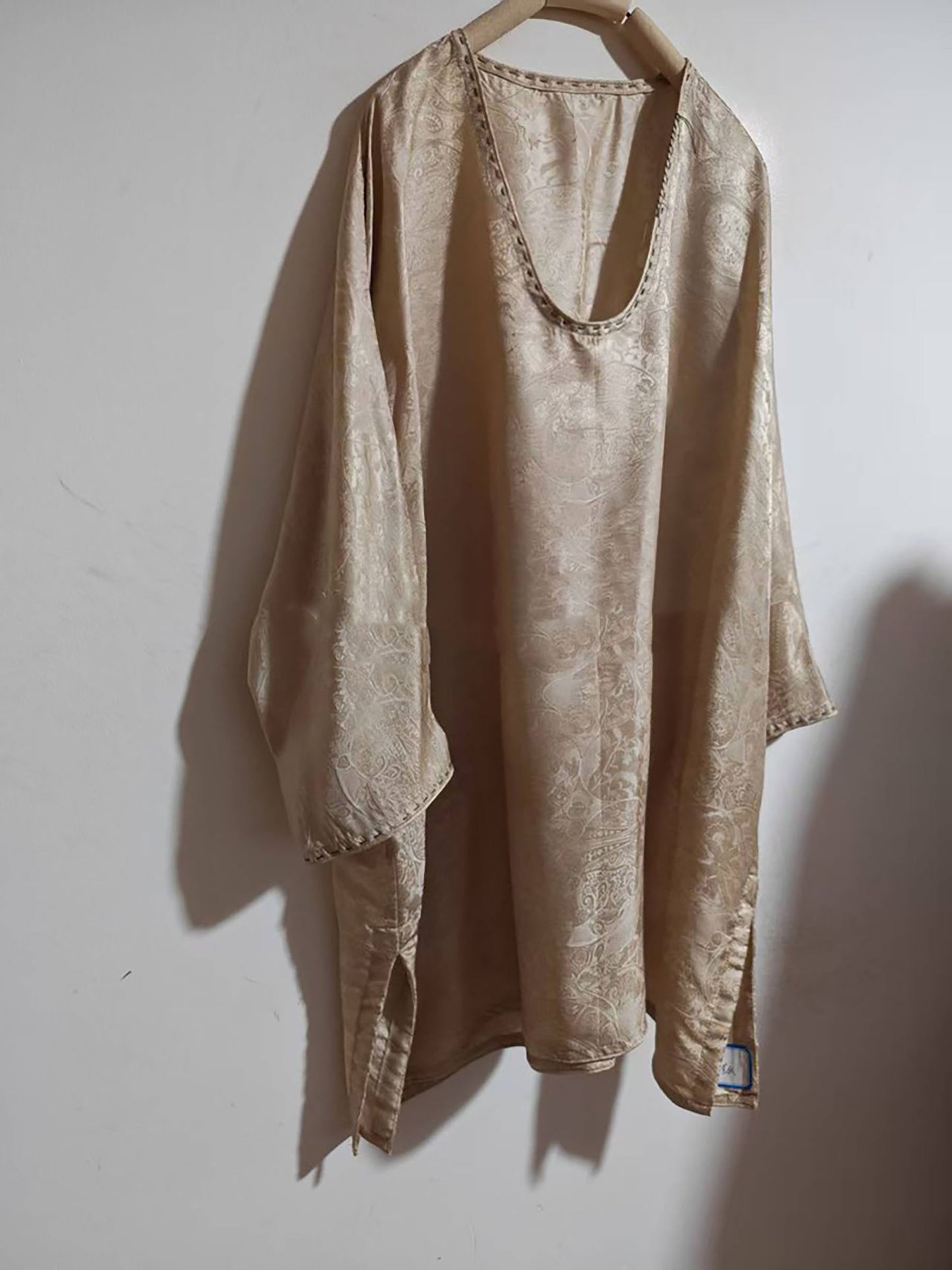 edoa Mulberry Silk Flowery Hualuo Tunic