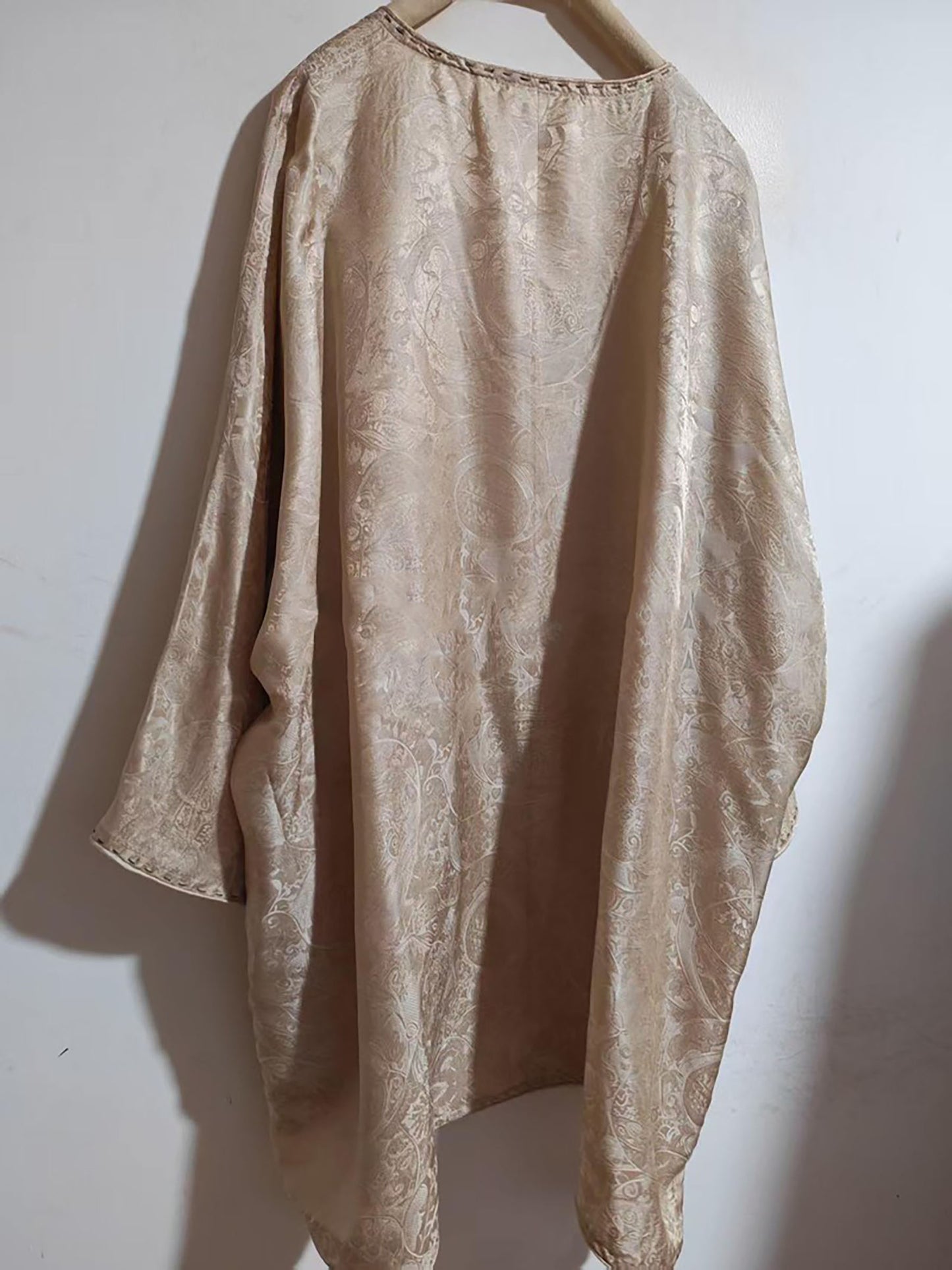 edoa Mulberry Silk Flowery Hualuo Tunic