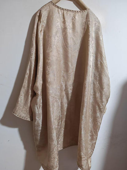 edoa Mulberry Silk Flowery Hualuo Tunic