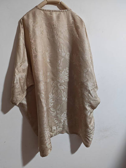 Mulberry Silk Hualuo Jacquard Chinese Style Blouse bl0145 X320