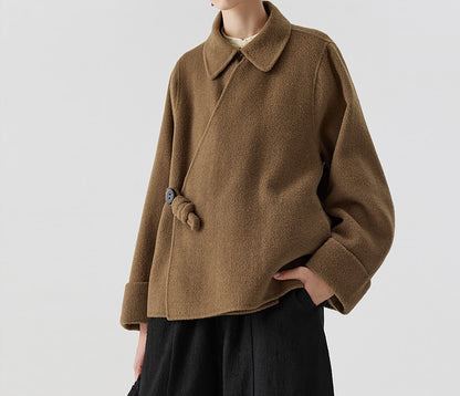 EDOA Short Double-faced Wool Jacket