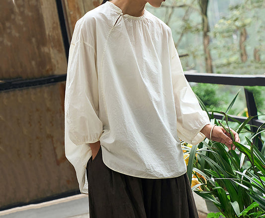 edoa High Density Japanese Cotton Poplin Pullover Shirt