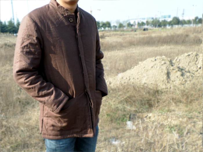 Heavy Weight Linen Cotton blend Padding Jacket ja0019 112
