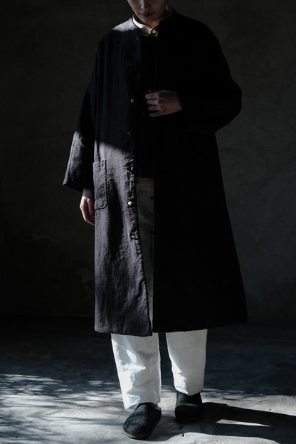 edoa Chinese Chesongsam Linen Padding Coat