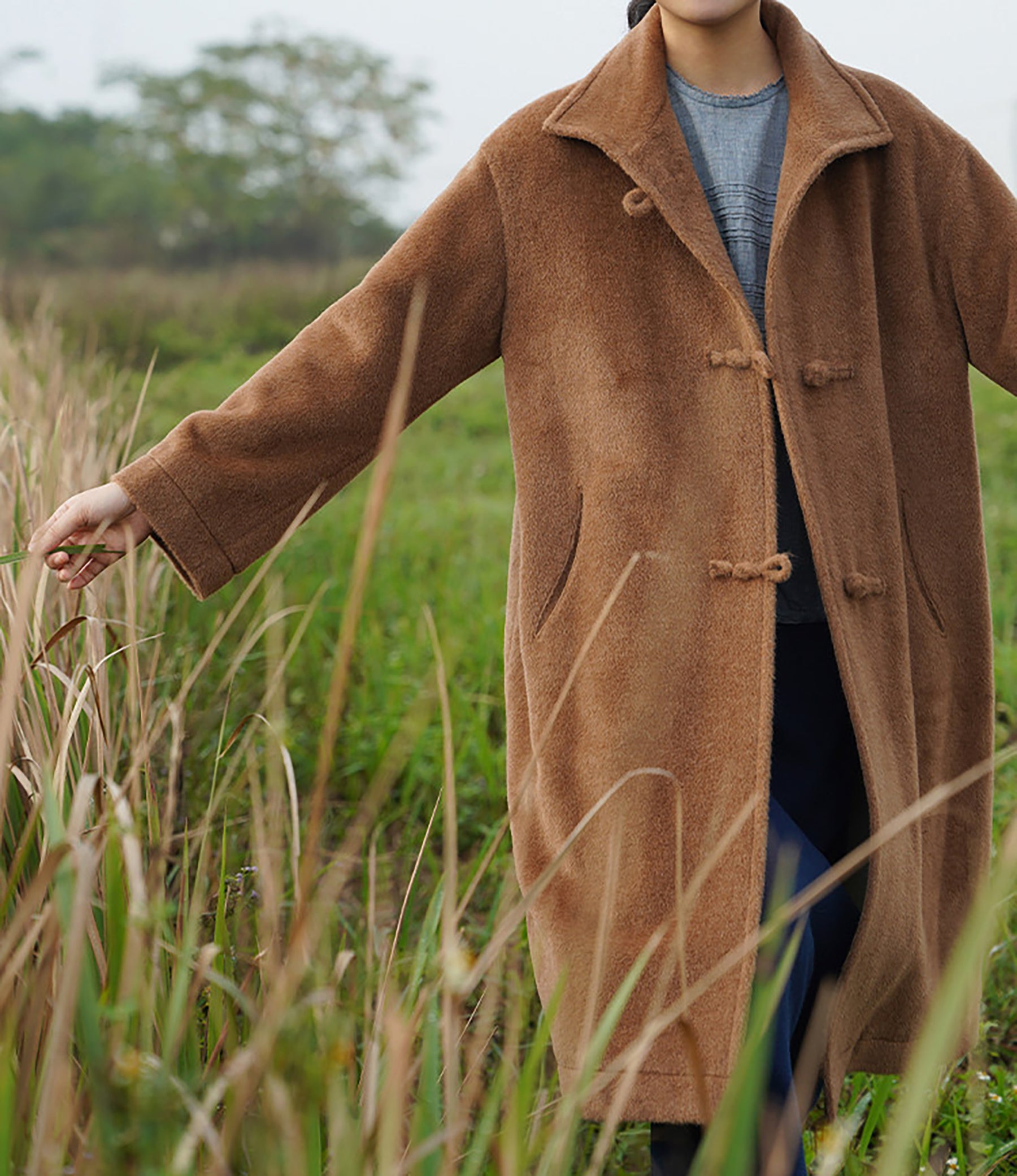 edoa Premium Winter Alpaca Coat