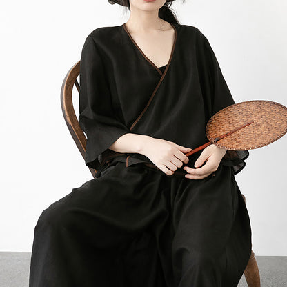edoa Mud Silk Kimono Jacket