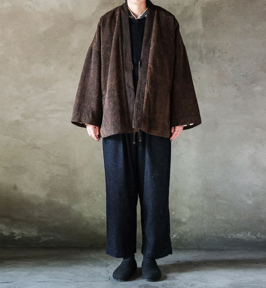 edoa Mud Tussah Silk Padded Hanfu Jacket