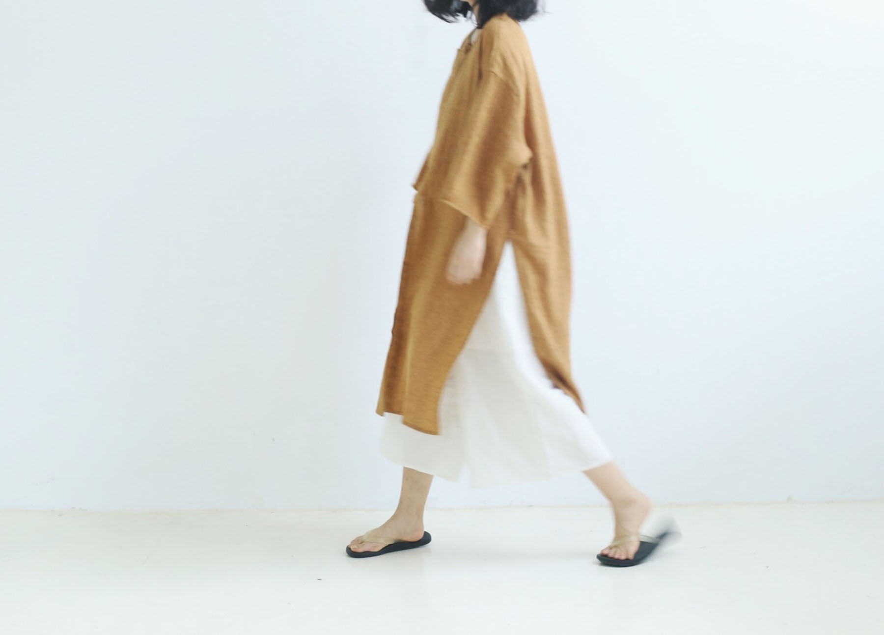 edoa Loose High Count Linen Cheomgsam 