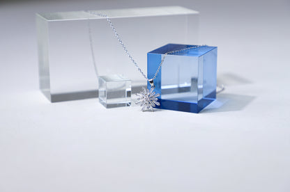 edoa Ethereal Snowflake Diamond Necklace