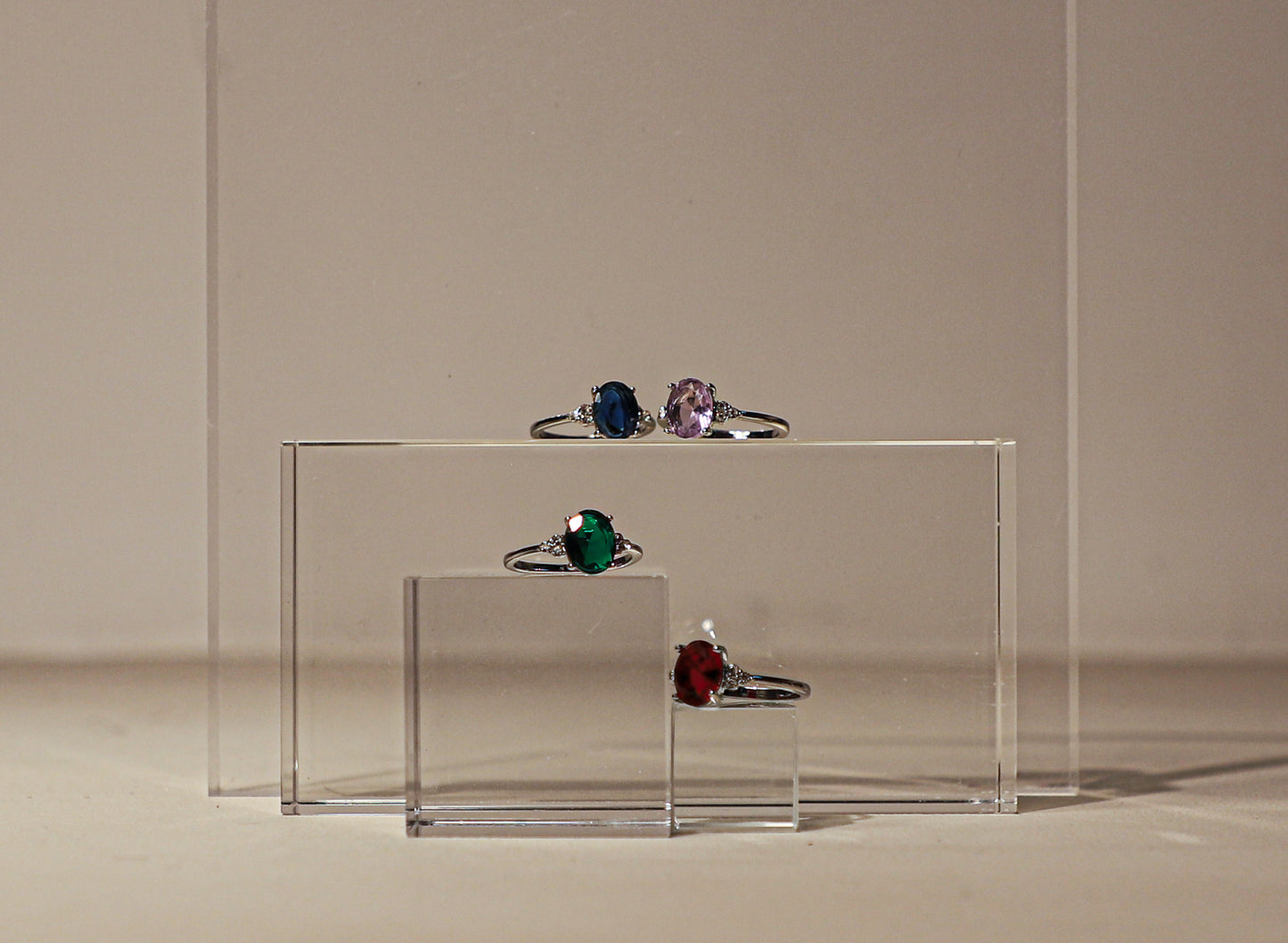 edoa Minimalist Gallery Aesthetic Oval Ring
