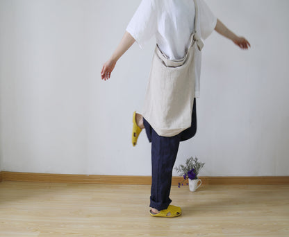 edoa Linen Cotton Blend 2 way Bag