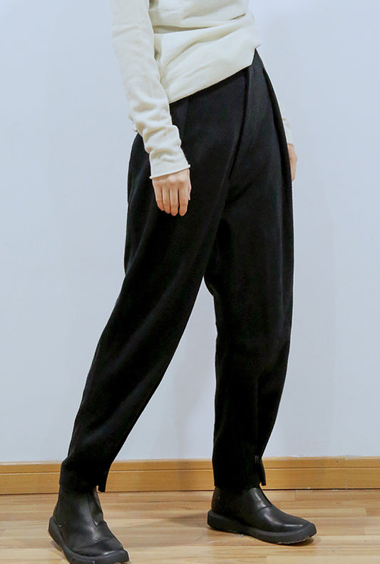edoa Wool Boyfriend Tapered Pants 
